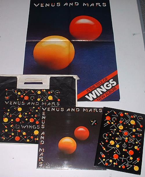 Paul McCartney and Wings Venus And Mars UK Promo media press